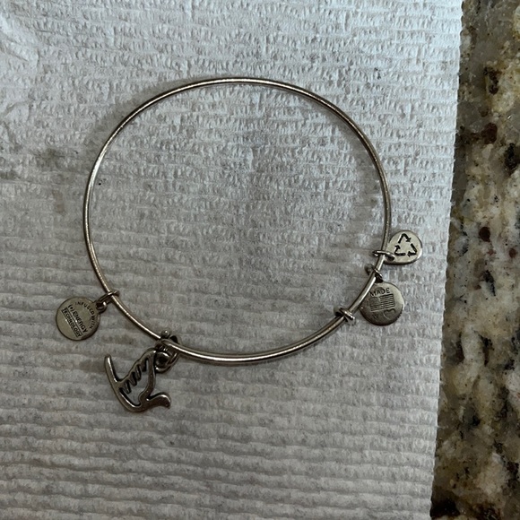 Two Alex and Ani Silver Bracelets (Starfish and Sacred Dove) - Picture 5 of 5